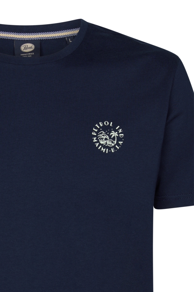 T SHIRT MET LOGO M 1050 TSR119 5178 Navy Blue
